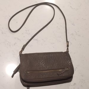 Francesca’s clutch in light brown